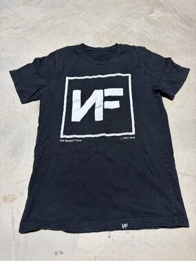 NF real music The Search Tour Black Graphic Tee 2019